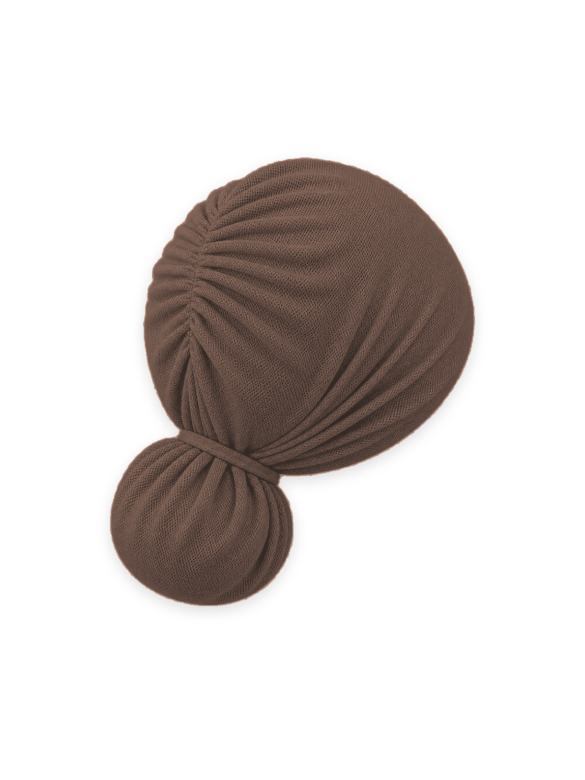 טורבן תסרוקת חום אדמה - פקשוט