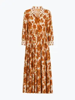 DODO BAR OR Neroli Orange Floral Dress