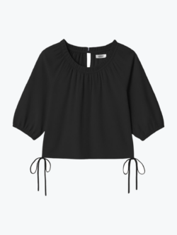 lareine lin shirt black