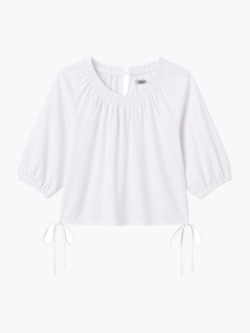 lareine lin shirt white