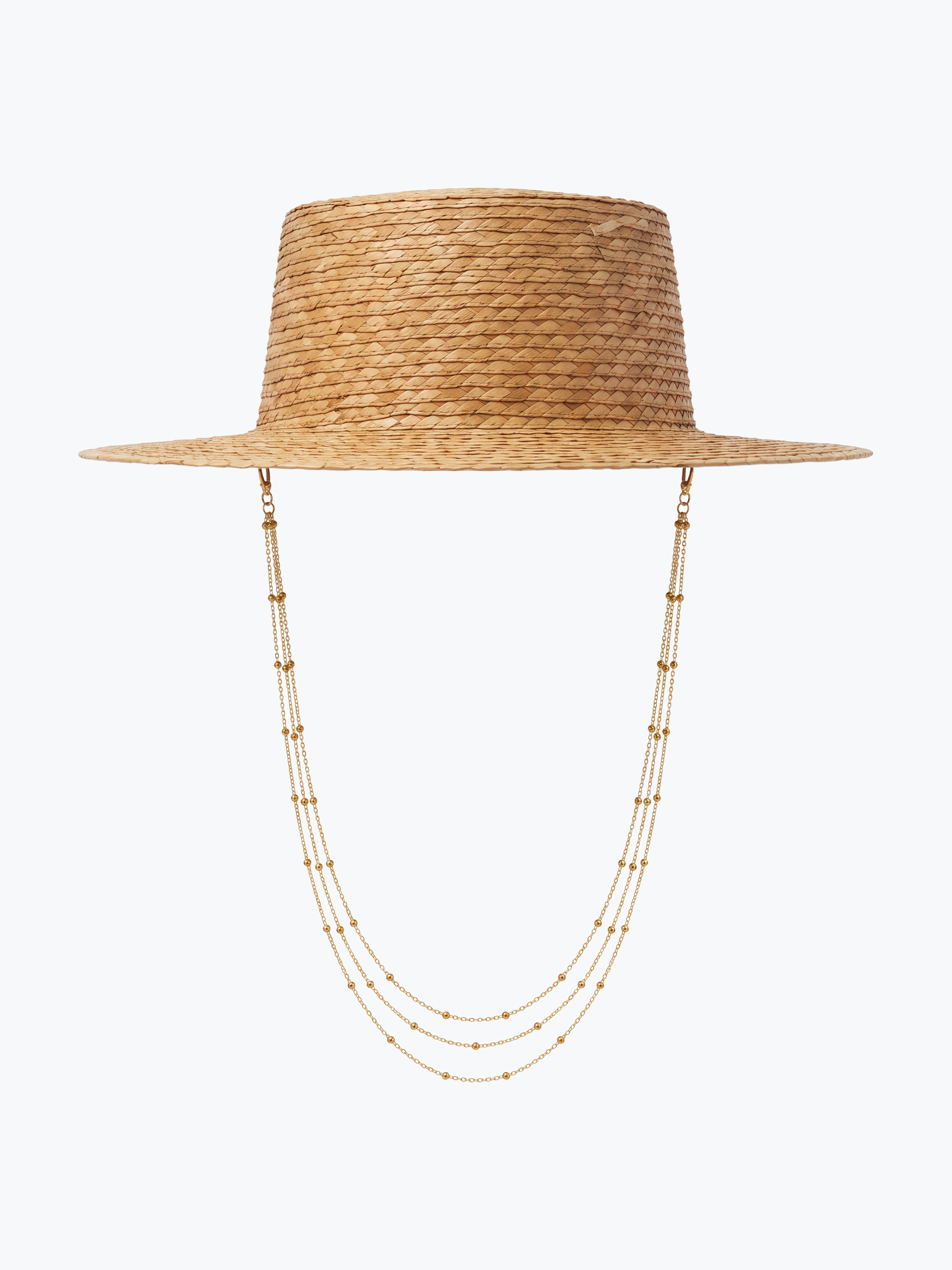 adelena-canvas-chain-hat-main כובע Canvas של ADELENA עם שרשרת זהובה ניתנת להסרה