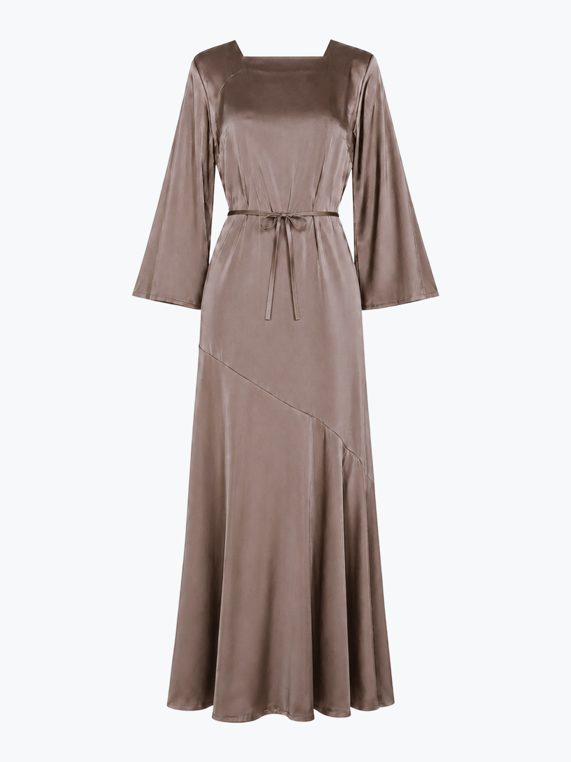 shimmer-maxi-ruffle-bronze-main-2026-08-17 שמלת מקסי וולן מפתח מרובע – חום
